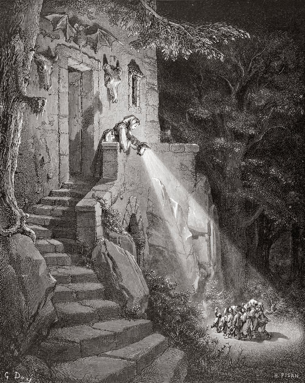 De woning van de Oger, gegraveerd door Heliodore Joseph Pisan, ca. 1868 door Gustave Dore