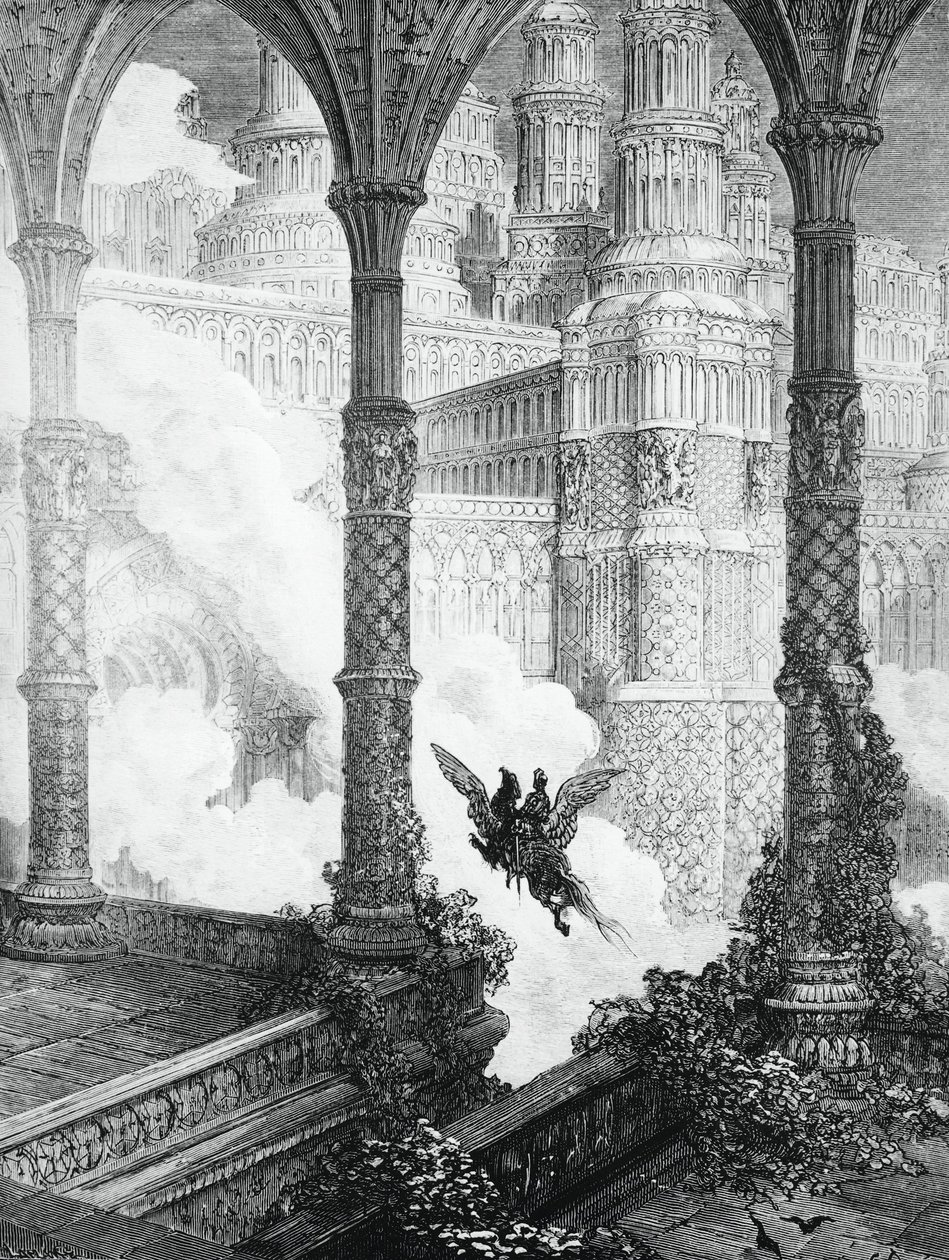 De Razernij van Orlando door Gustave Dore