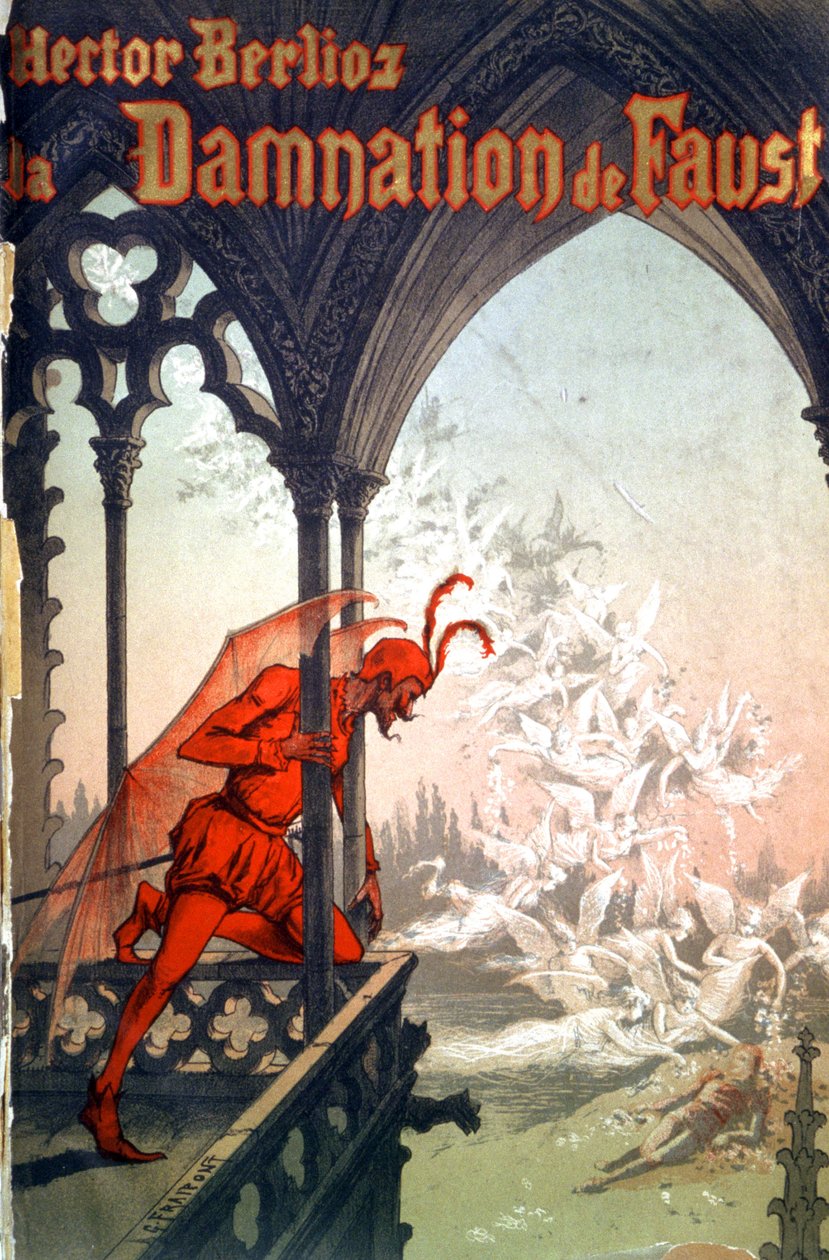 De verdoemenis van Faust door Hector Berlioz door Gustave Fraipont