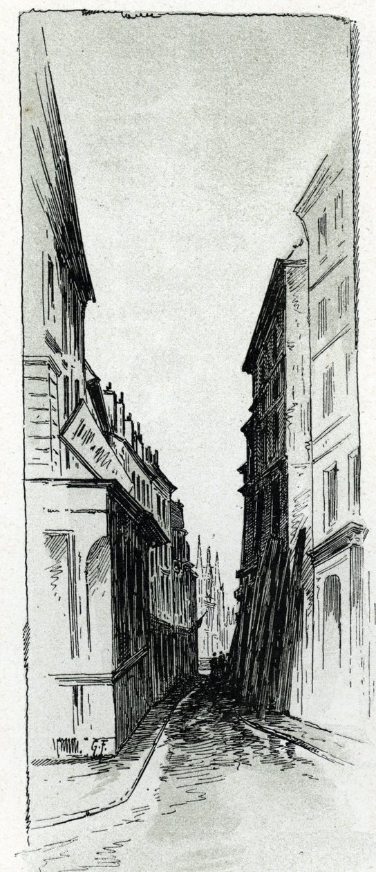 Uitzicht op de rue de l