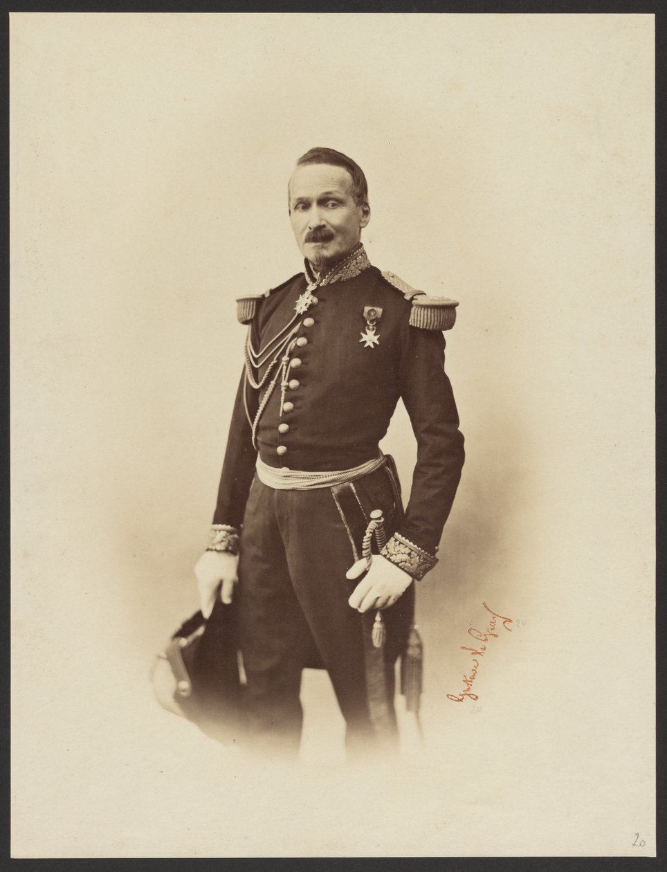 Generaal Dupuch de Feletz door Gustave Le Gray