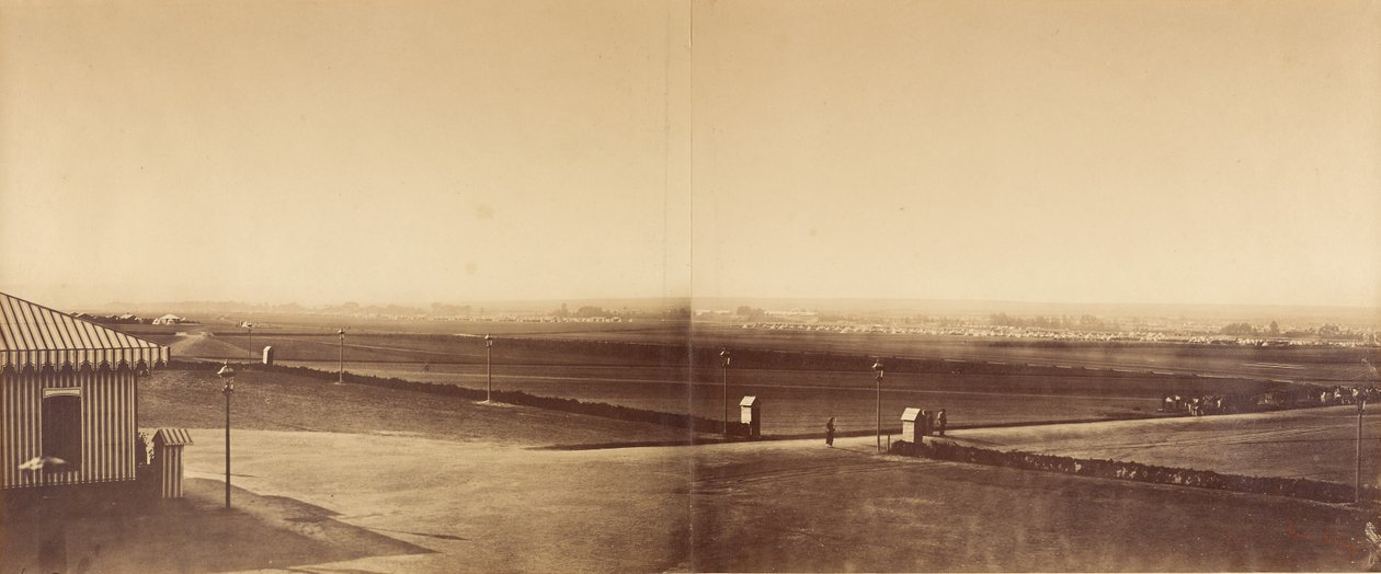Panorama van het kamp van Châlons (zes foto