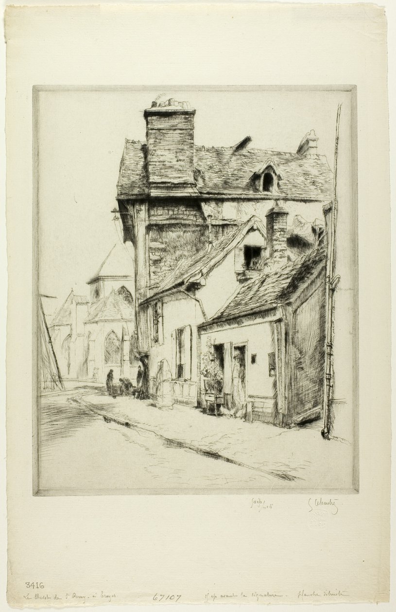 De apsis van St. Remy van Troyes door Gustave Leheutre