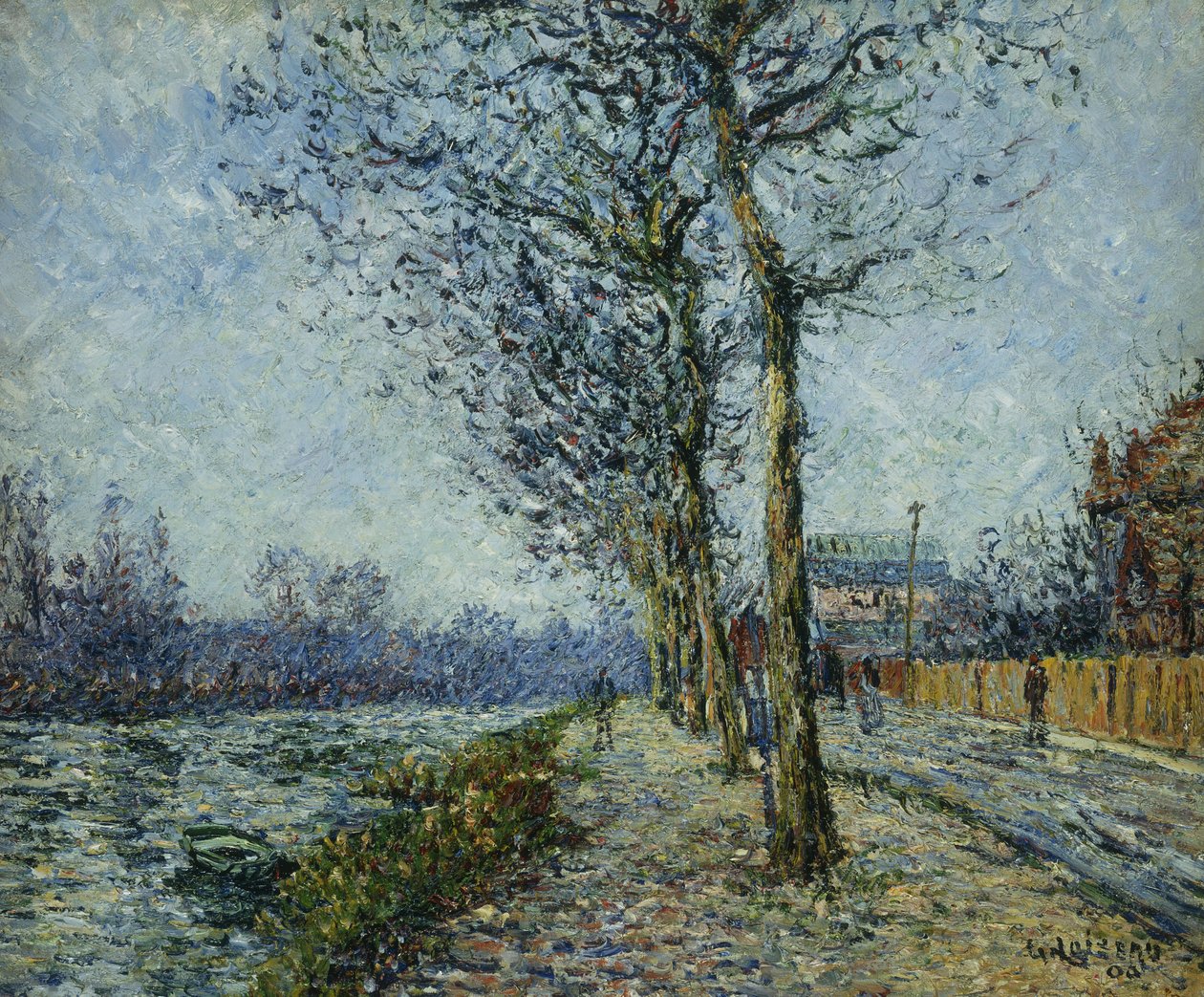 De Oise bij Pontoise, 1900 door Gustave Loiseau