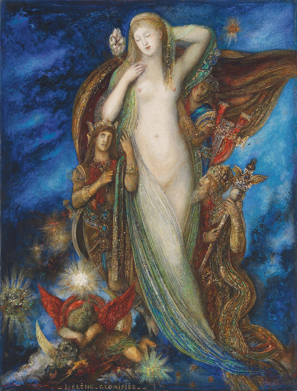 Helen Verheerlijkt, 1896 door Gustave Moreau