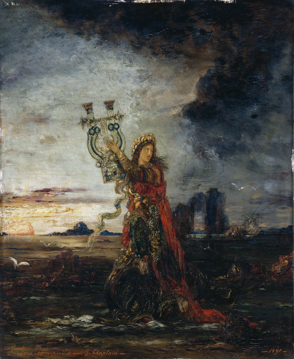 Moreau - Arion, 1891 door Gustave Moreau