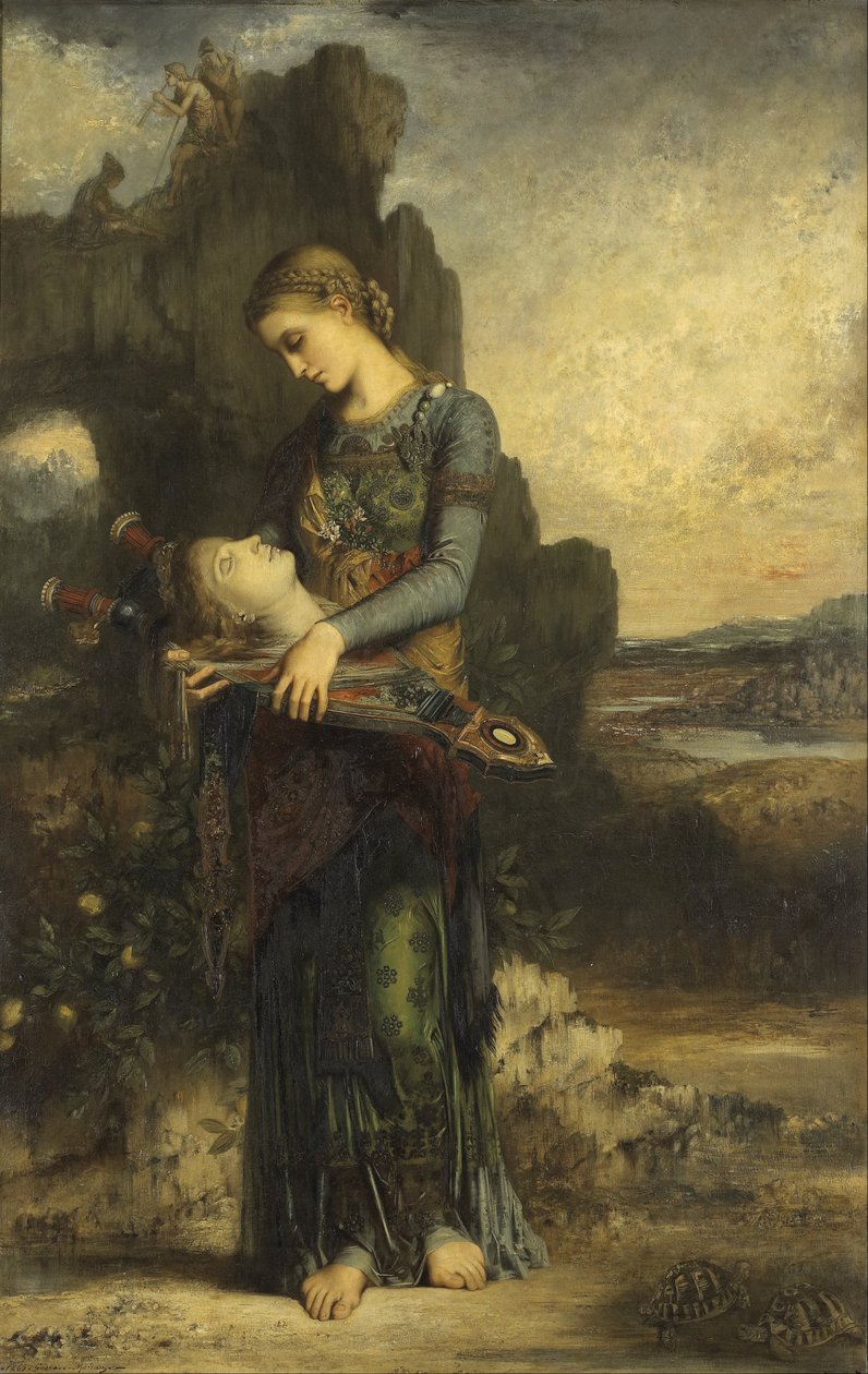 Frans: Orphée Orpheus door Gustave Moreau