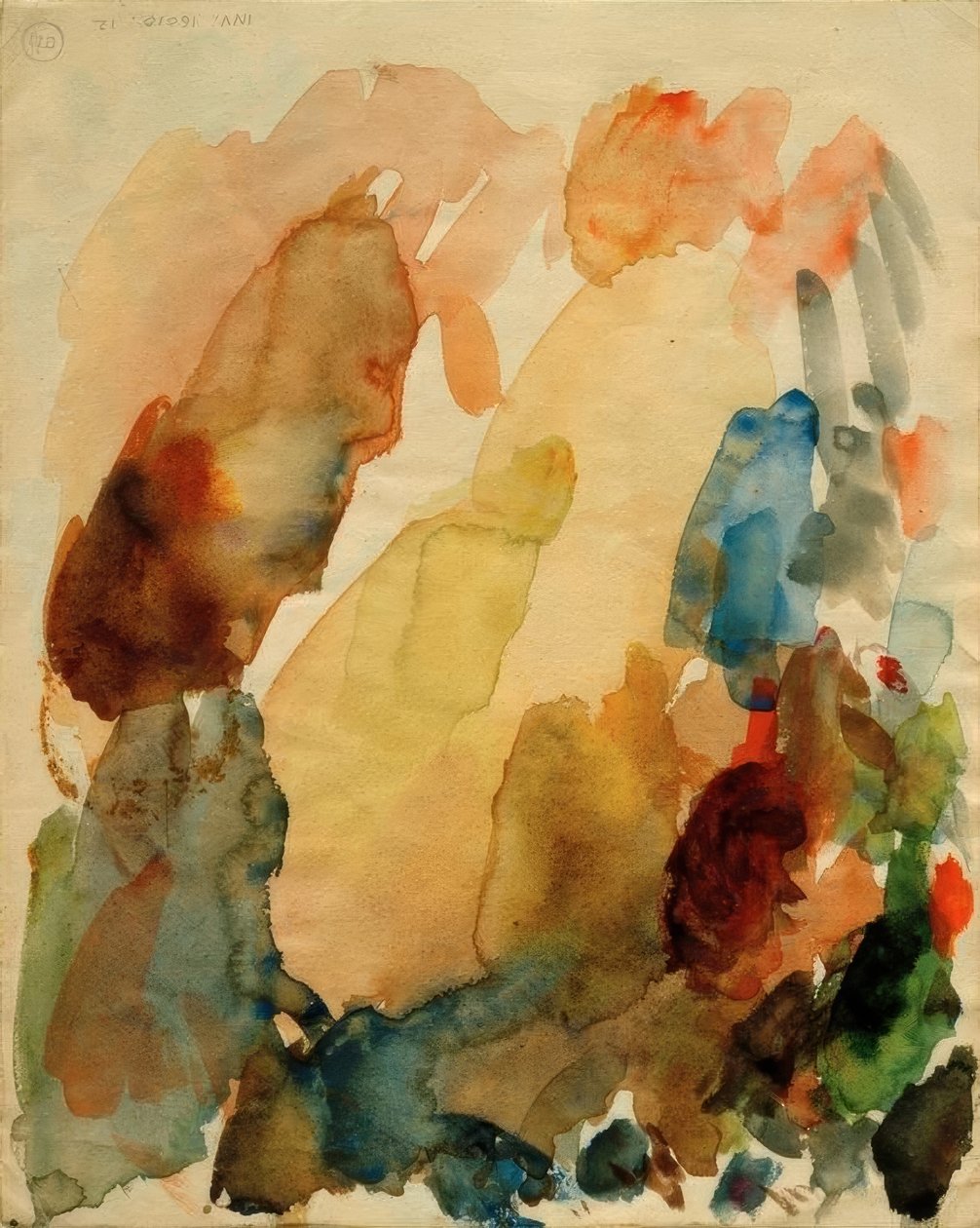 Aquarelpalet door Gustave Moreau