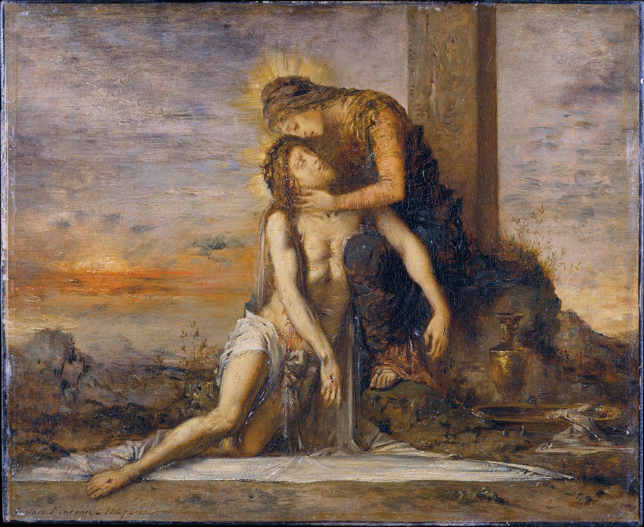 Pietà door Gustave Moreau