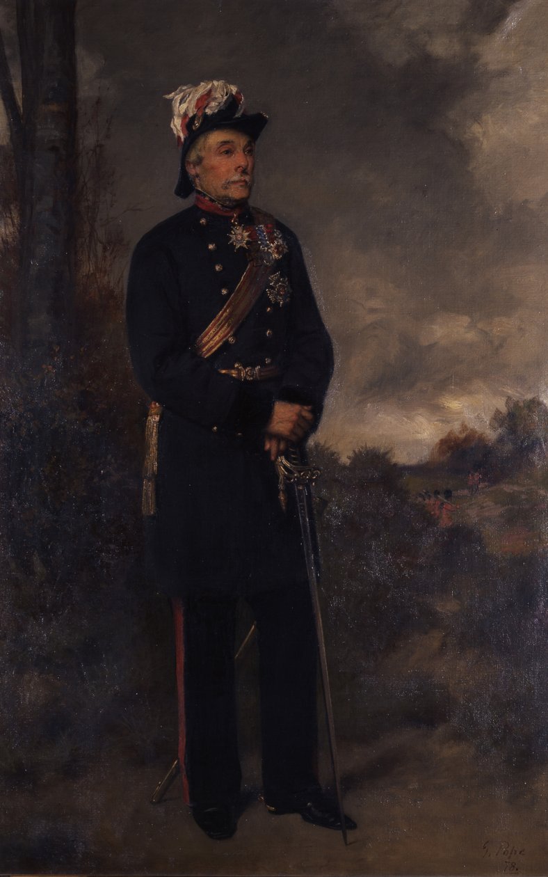 Portret van generaal-majoor Lord Henry Percy, V.C. door Gustave Pope
