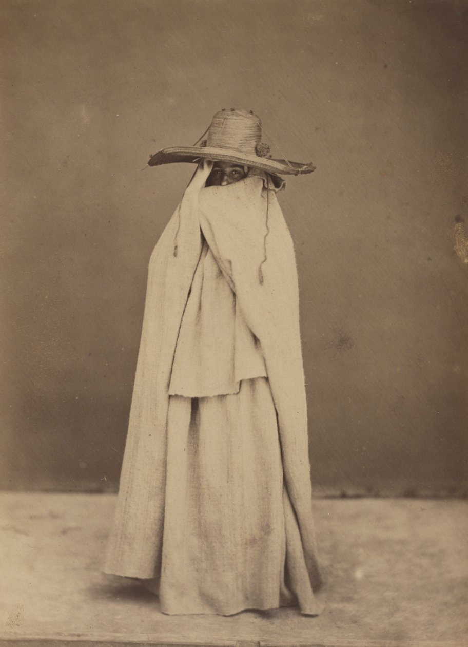 Algerijnse vrouw, eind 1850s door Gustave de Beaucorps