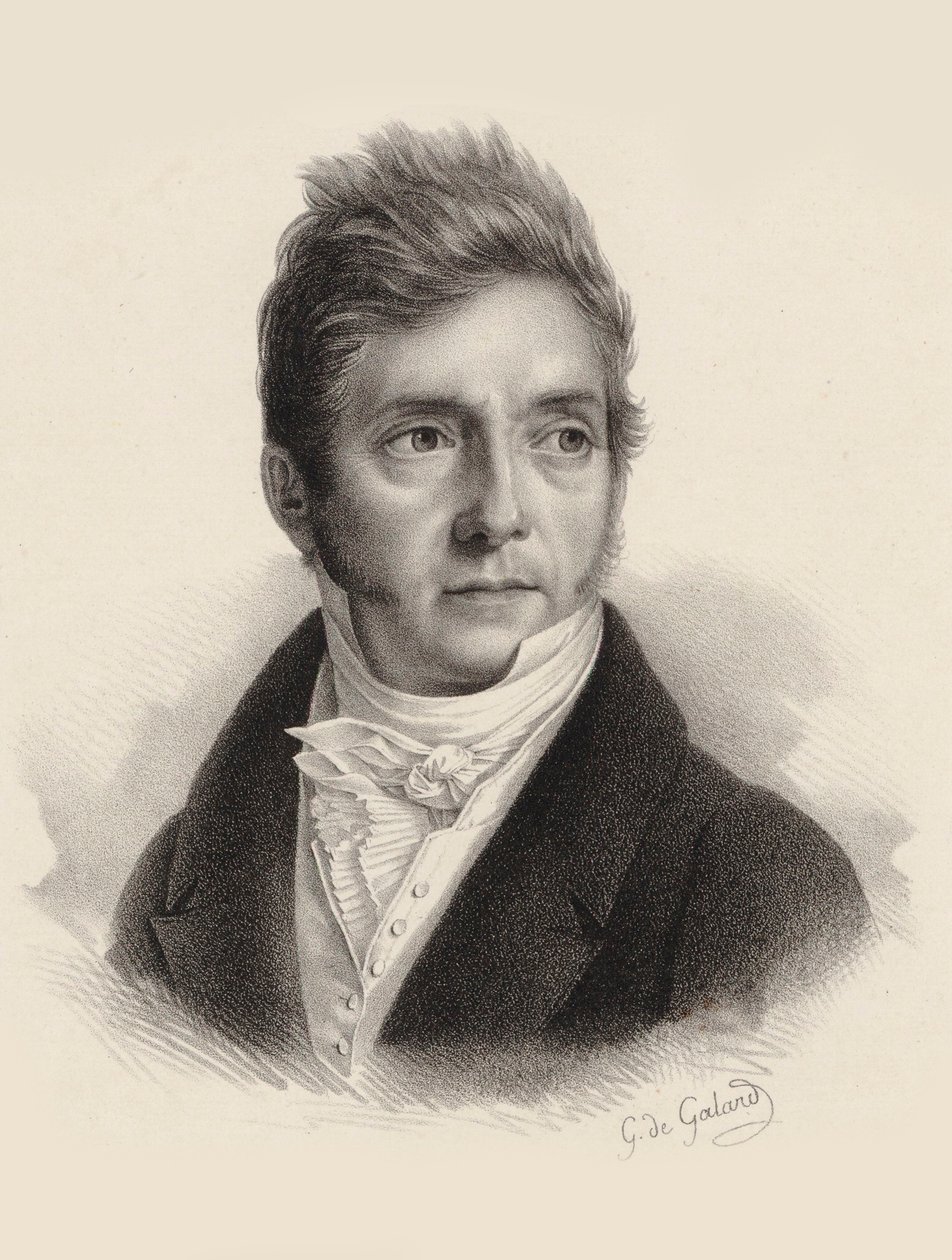 Portret van de componist Pierre Jacques Joseph Rode 1774-1830 door Gustave de Galard