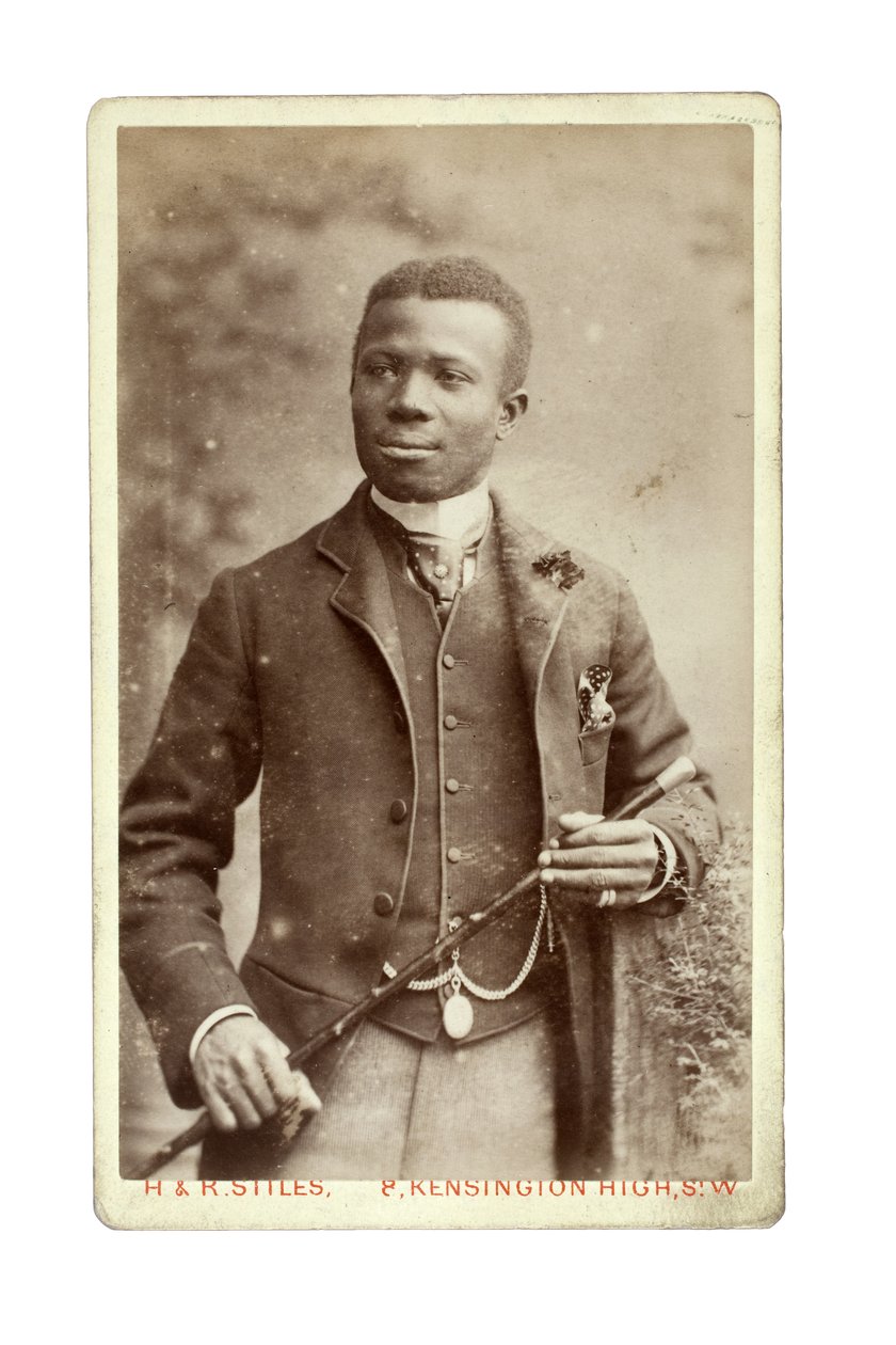Arthur Boyle, een Afrikaanse prins, Londen, 1880s door H. and R. Stiles