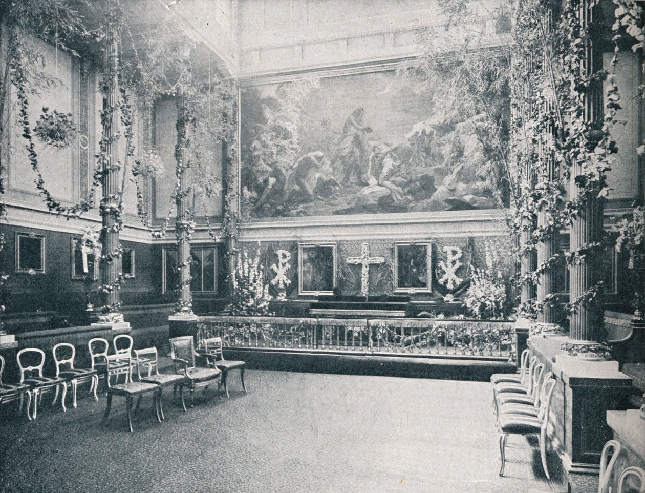 De Privékapel van Buckingham Palace, ca. 1910-1911 door HN King