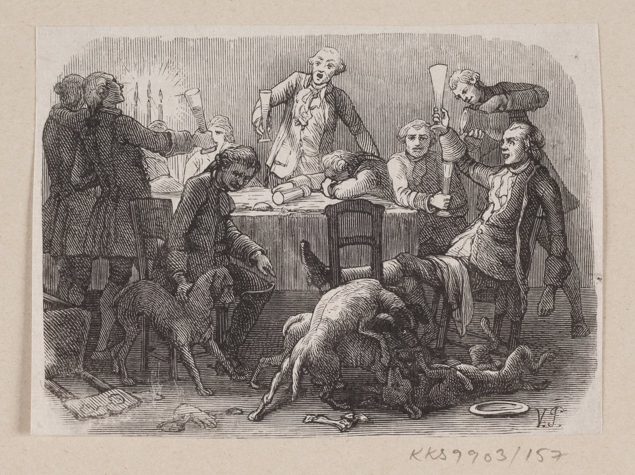 Illustratie voor "Alles op zijn juiste plaats" in H.C. Andersen, "Sprookjes en verhalen", Deel 2 door H.P. Hansen