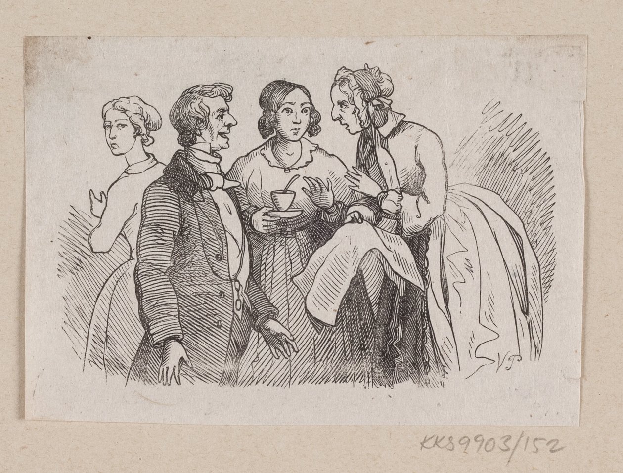 Illustratie voor "Het is heel zeker" in H.C. Andersen, "Sprookjes en Verhalen", Deel 2 door H.P. Hansen