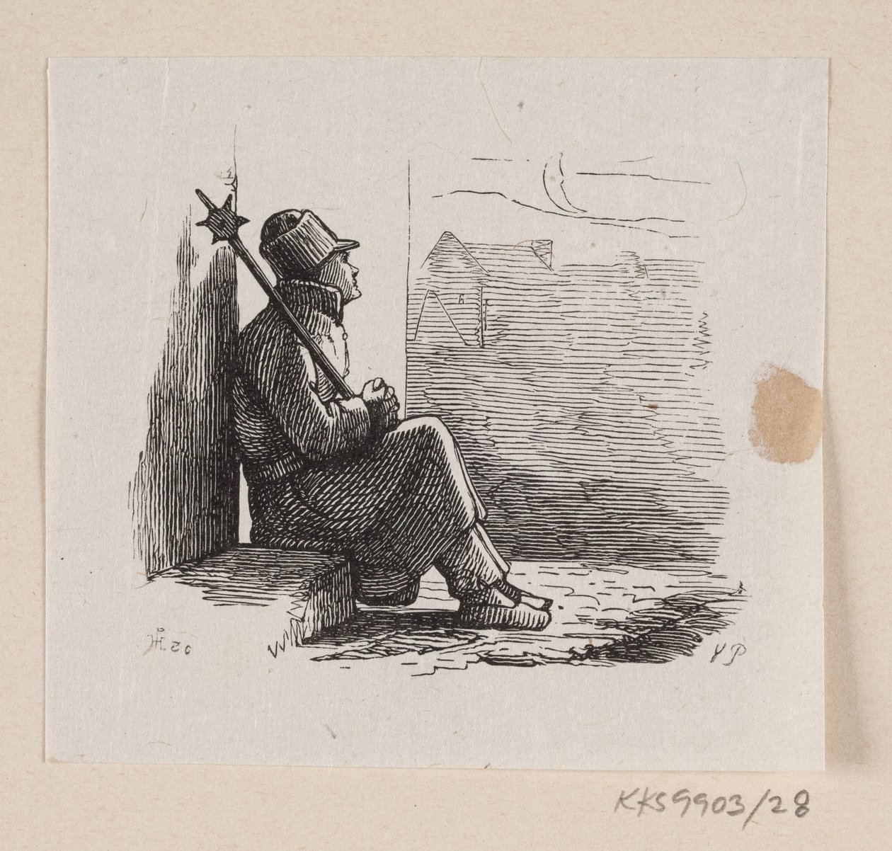 Illustratie voor "Lykkens Kalosker" in H.C. Andersen, "Sprookjes en Verhalen", Deel 1 door H.P. Hansen