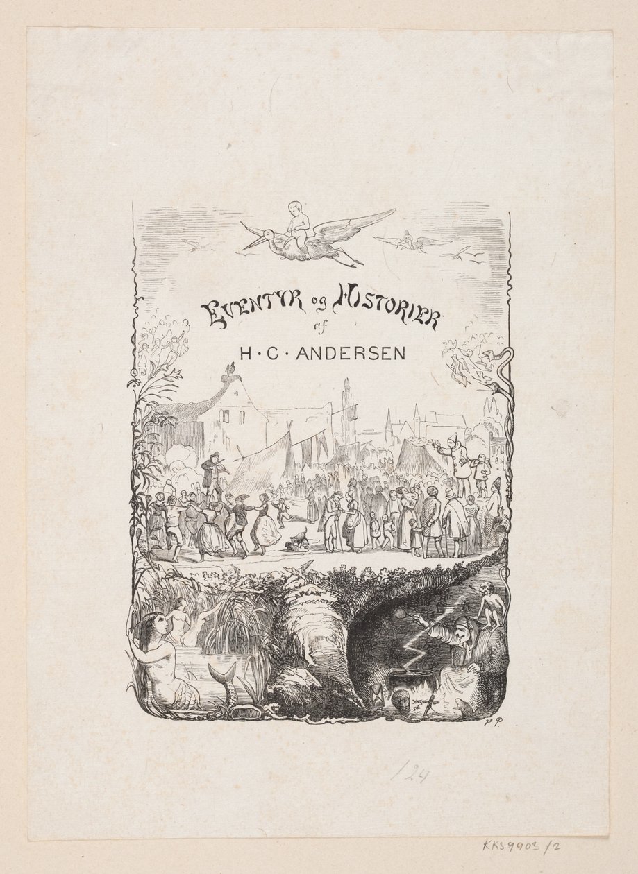 Tussentitel nr. 2 voor H.C. Andersen, "Sprookjes en verhalen", Deel 1 door H.P. Hansen