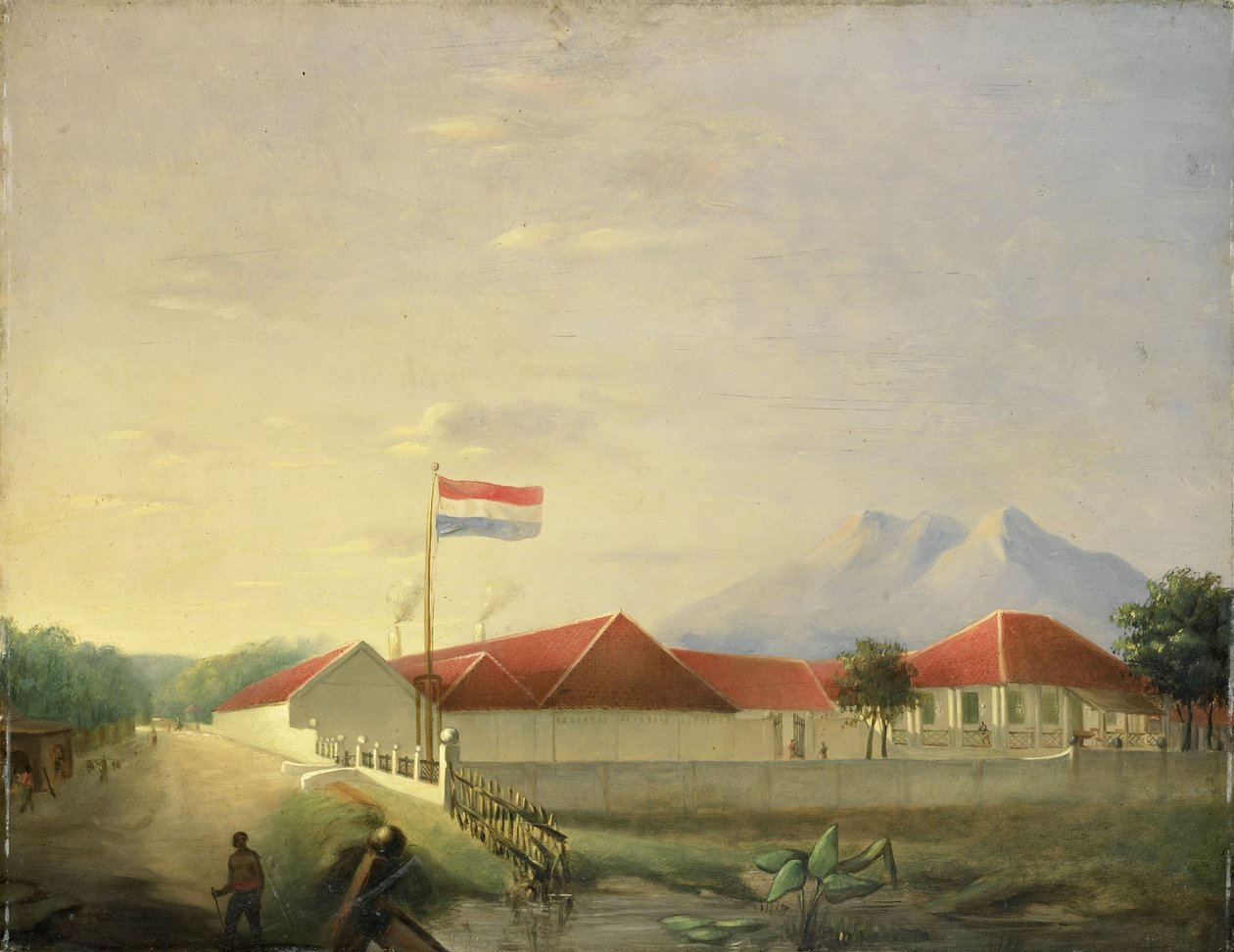 Een fabriek op Jawa door H.Th. Hesselaar