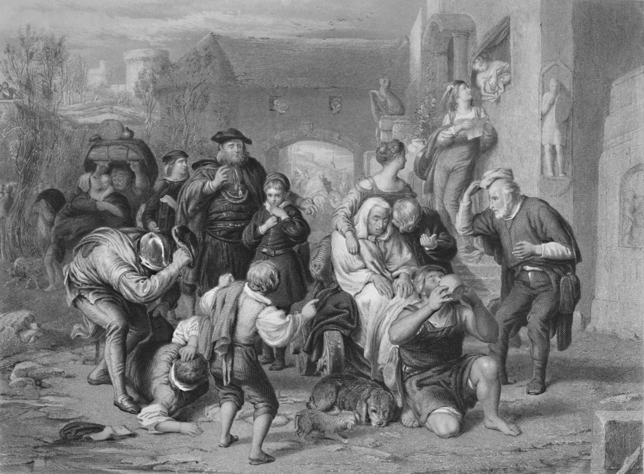 De Zeven Leeftijden van de Mens Zoals U Het Leuk Vindt, c1870 door H. Bourne