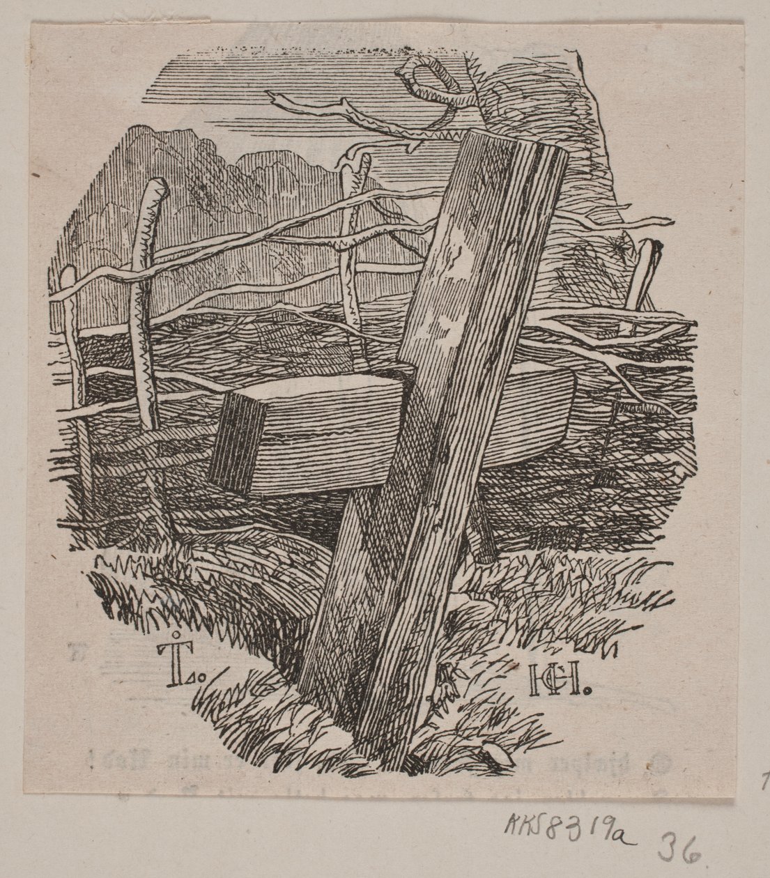 Vedby kruis door H. C. Henneberg
