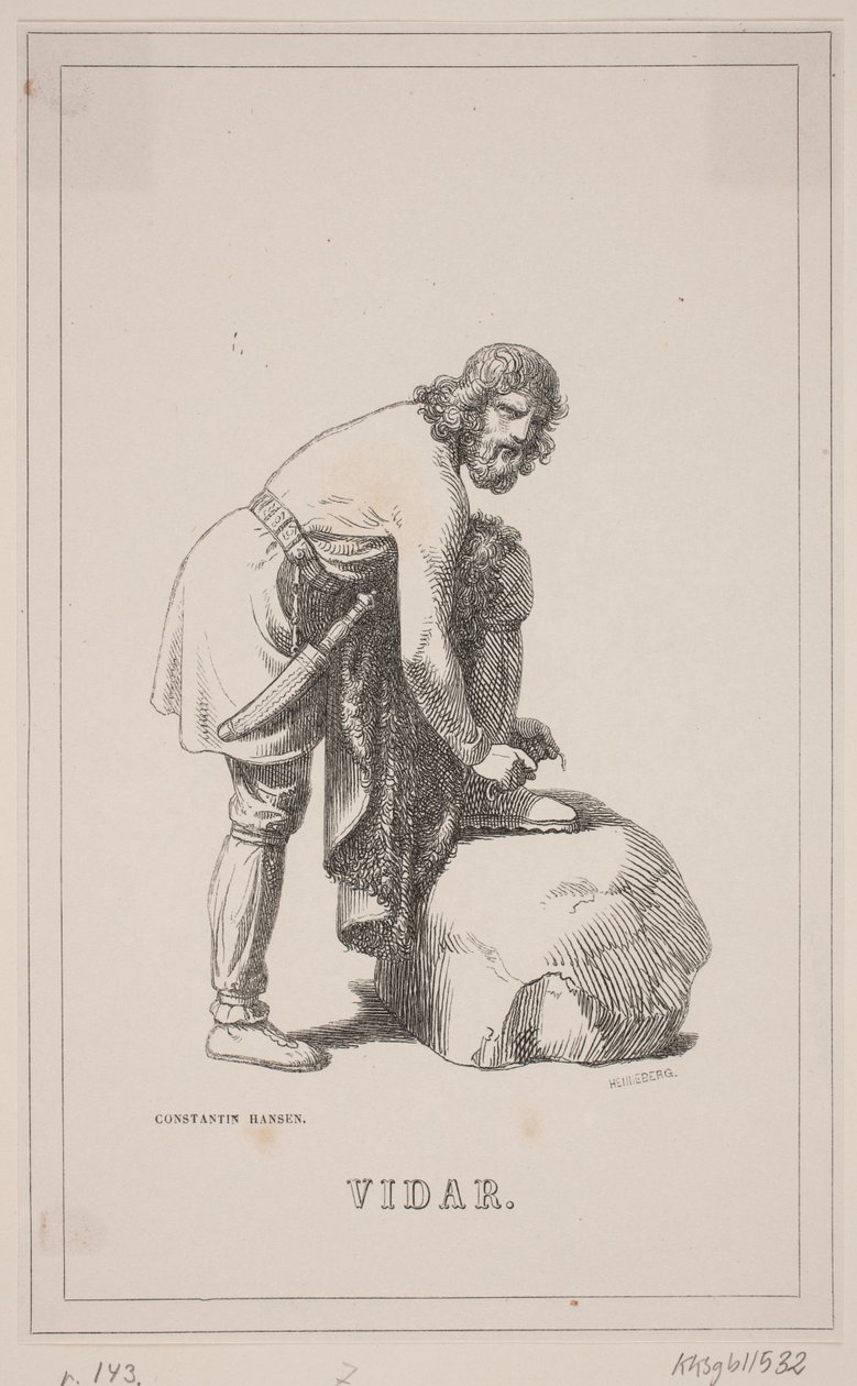 Vidar. Illustratie voor Fabricius
