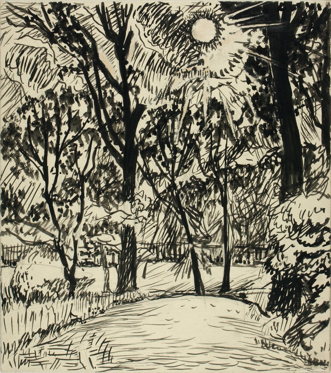 (Zonverlicht pad) door H. Lyman Sayen