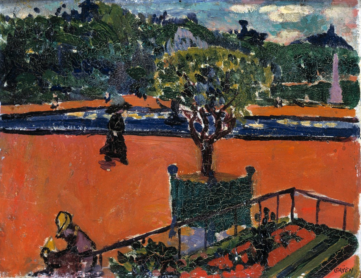 In de Luxemburgse tuinen door H. Lyman Sayen