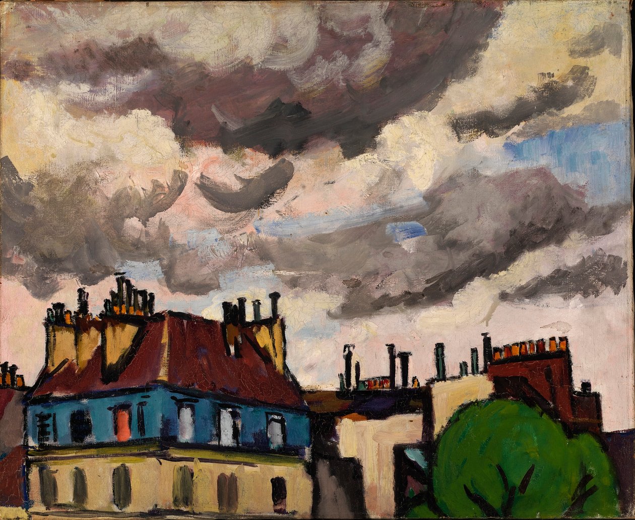 Daken en wolken, Parijs door H. Lyman Sayen
