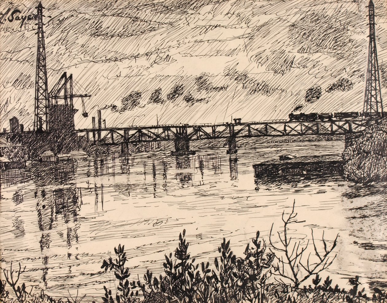 Schuylkill nr. 3 door H. Lyman Sayen