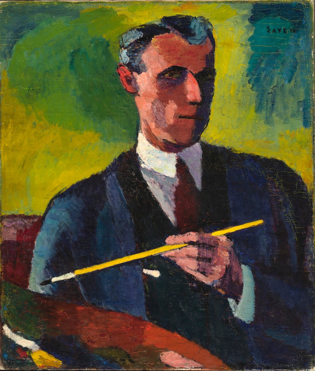 Zelfportret door H. Lyman Sayen