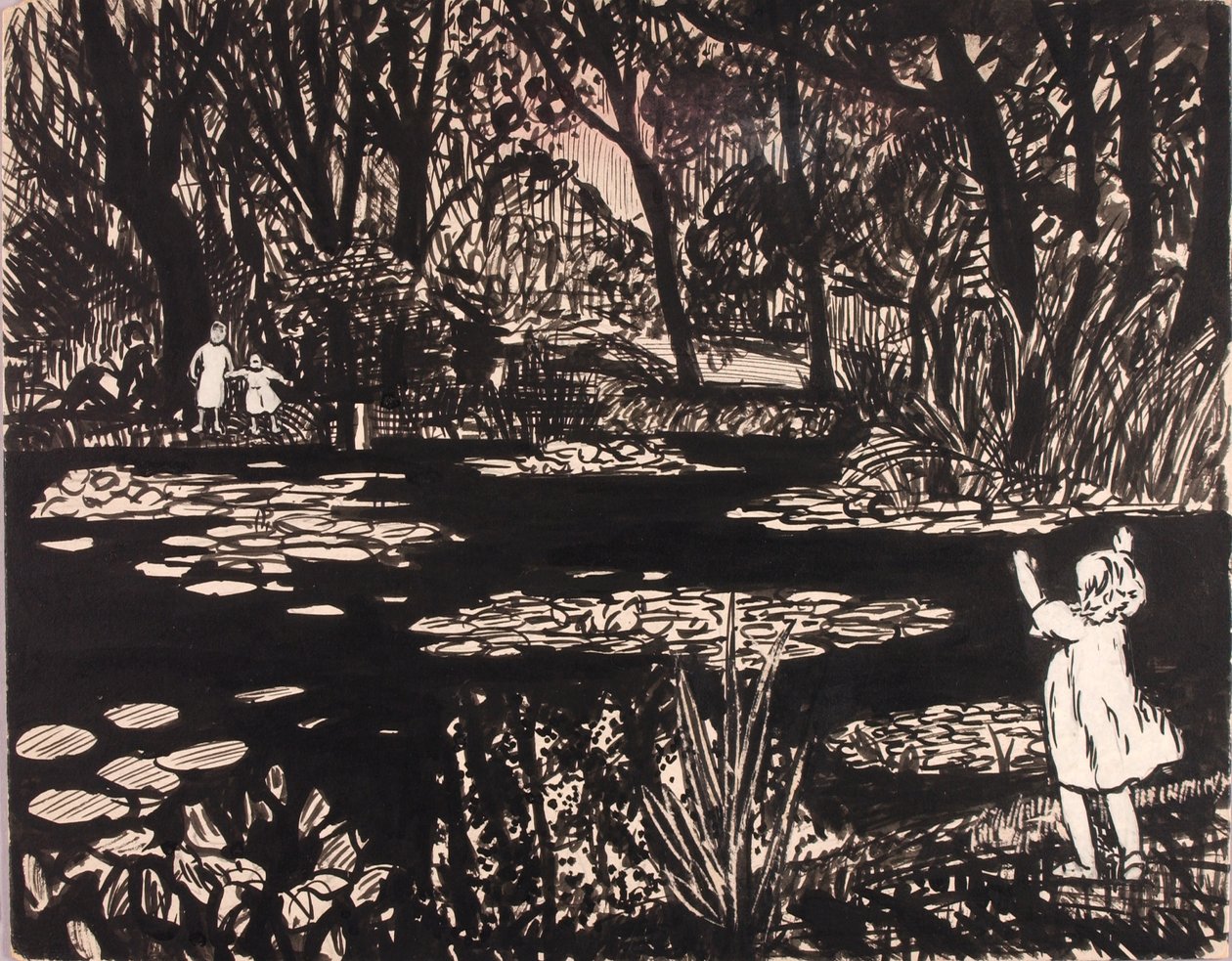Zonder titel (Lelievijver) door H. Lyman Sayen