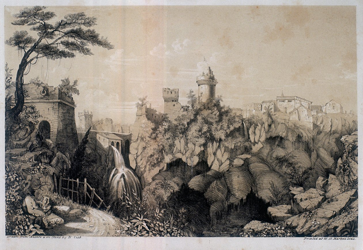 Gravure door H. R. Cook