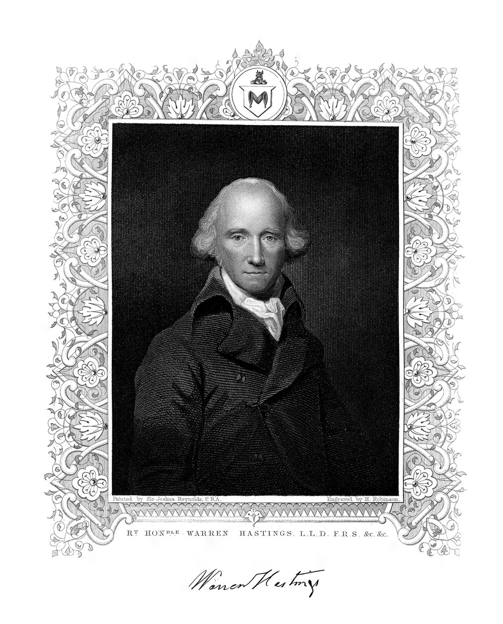 Warren Hastings, Engelse bestuurder in India door H. Robinson