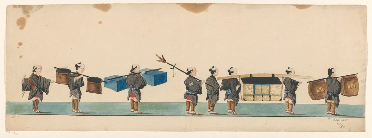 Tekening door H. Rolland