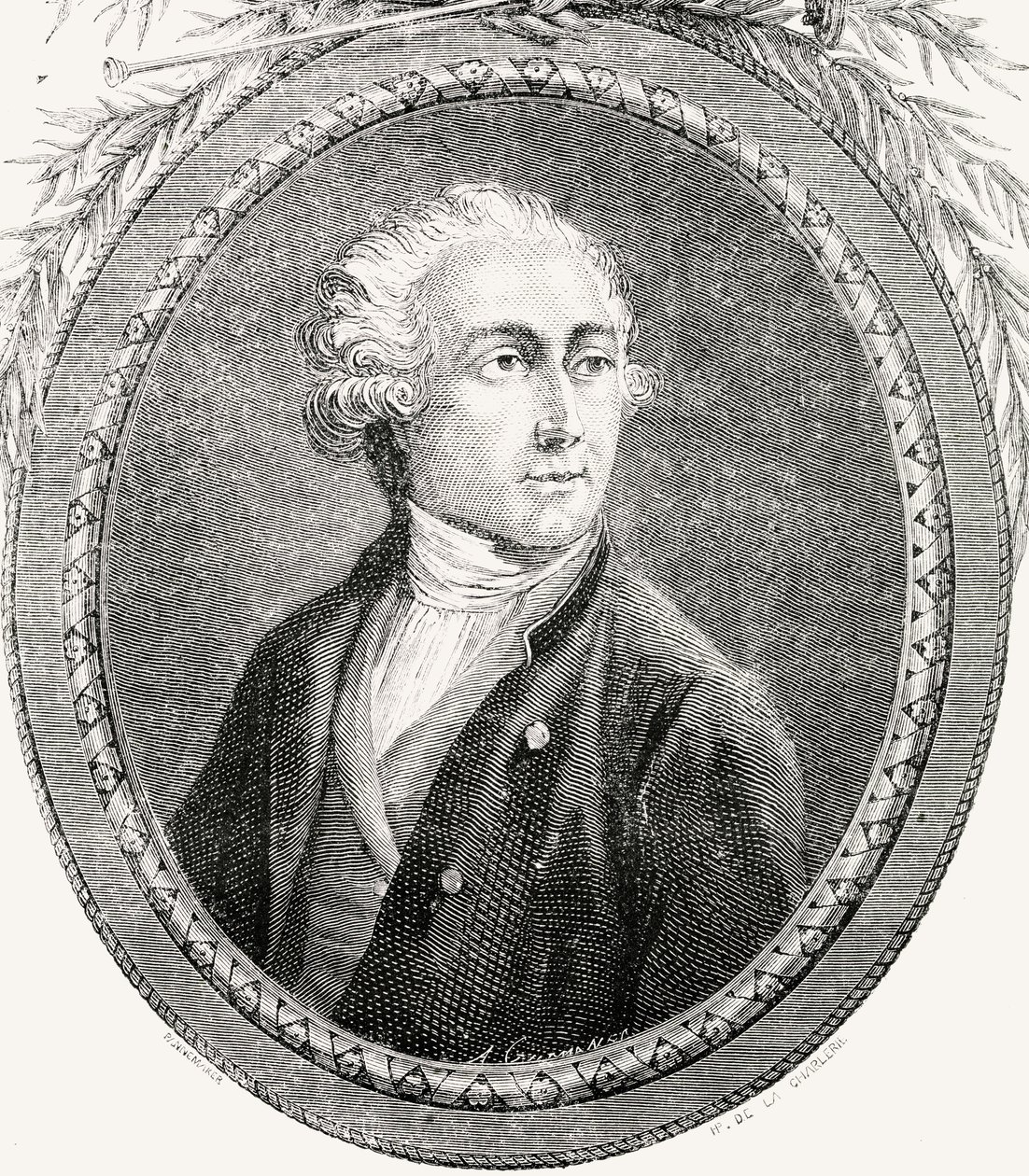Antoine Laurent Lavoisier, gegraveerd door Pannemaker-Ligny, uit 