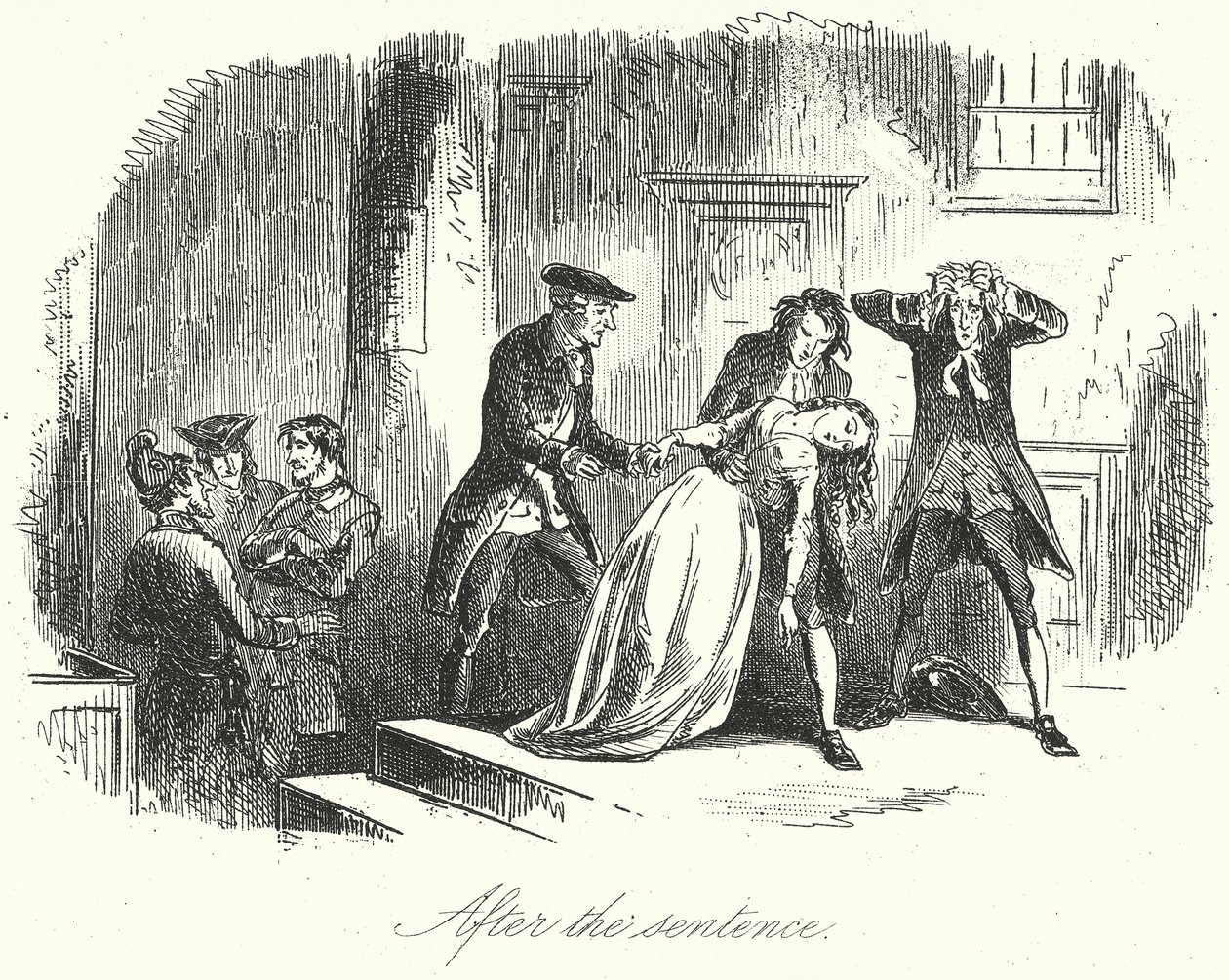  door Hablot Knight (1815-92) (after) Browne