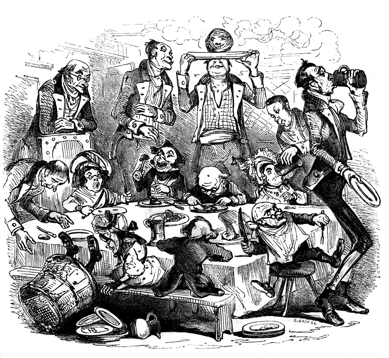 Het Oude Curiositeitenwinkeltje van Charles Dickens door Hablot Knight Browne
