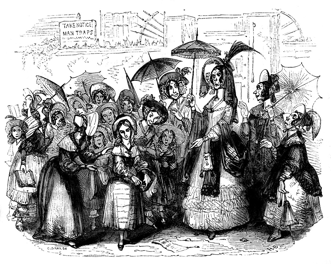 Het Oude Curiositeitenwinkeltje van Charles Dickens door Hablot Knight Browne