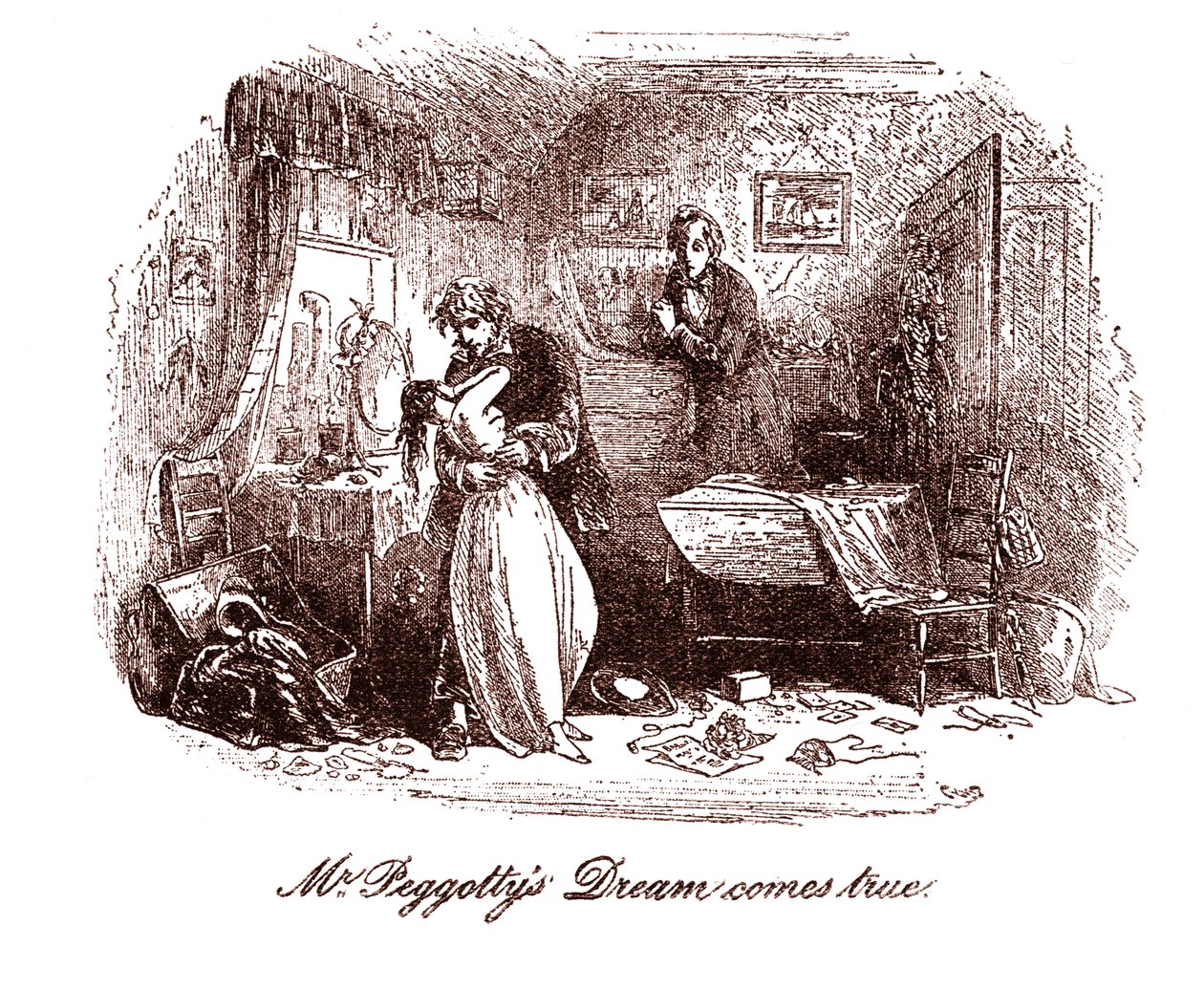 David Copperfield door Hablot Knight Browne