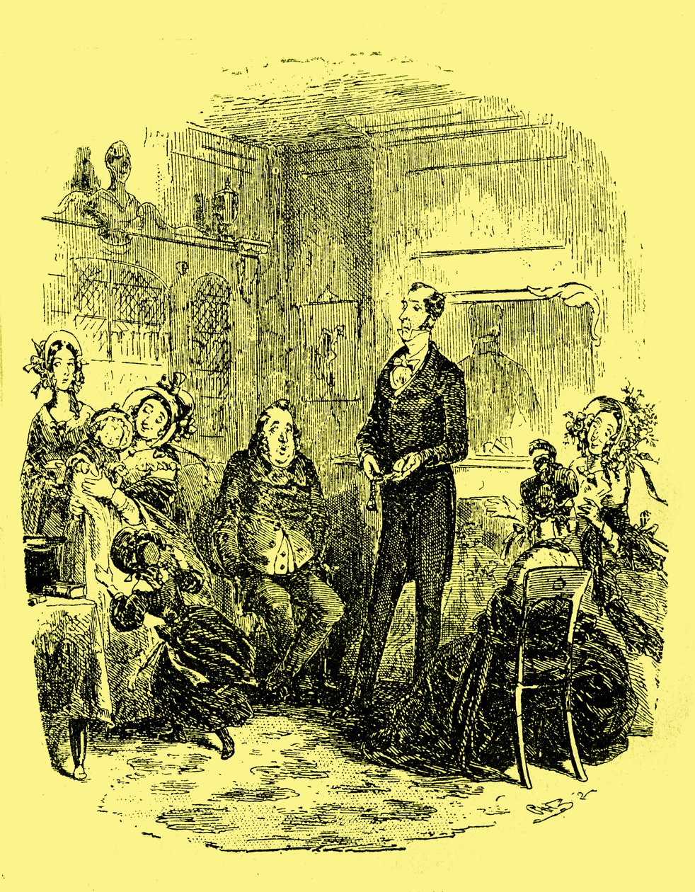 Dombey en Zoon door Charles Dickens door Hablot Knight Browne