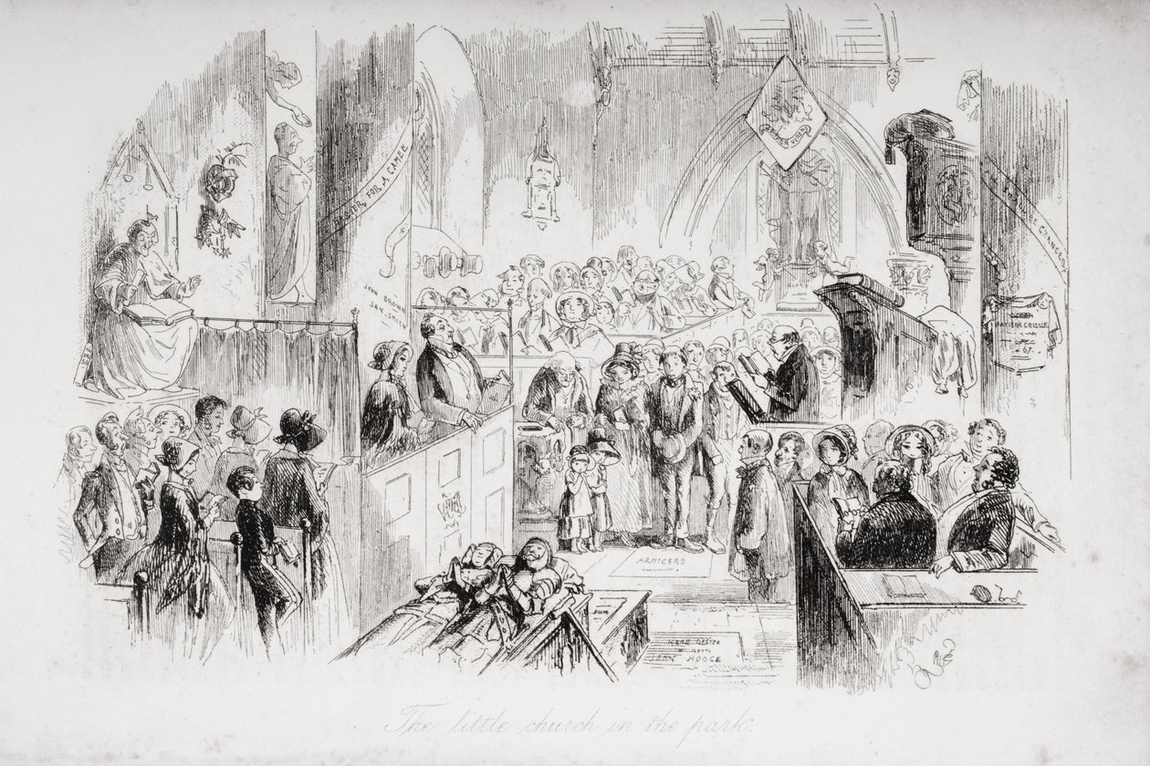 Het Kleine Kerkje in het Park, illustratie uit 