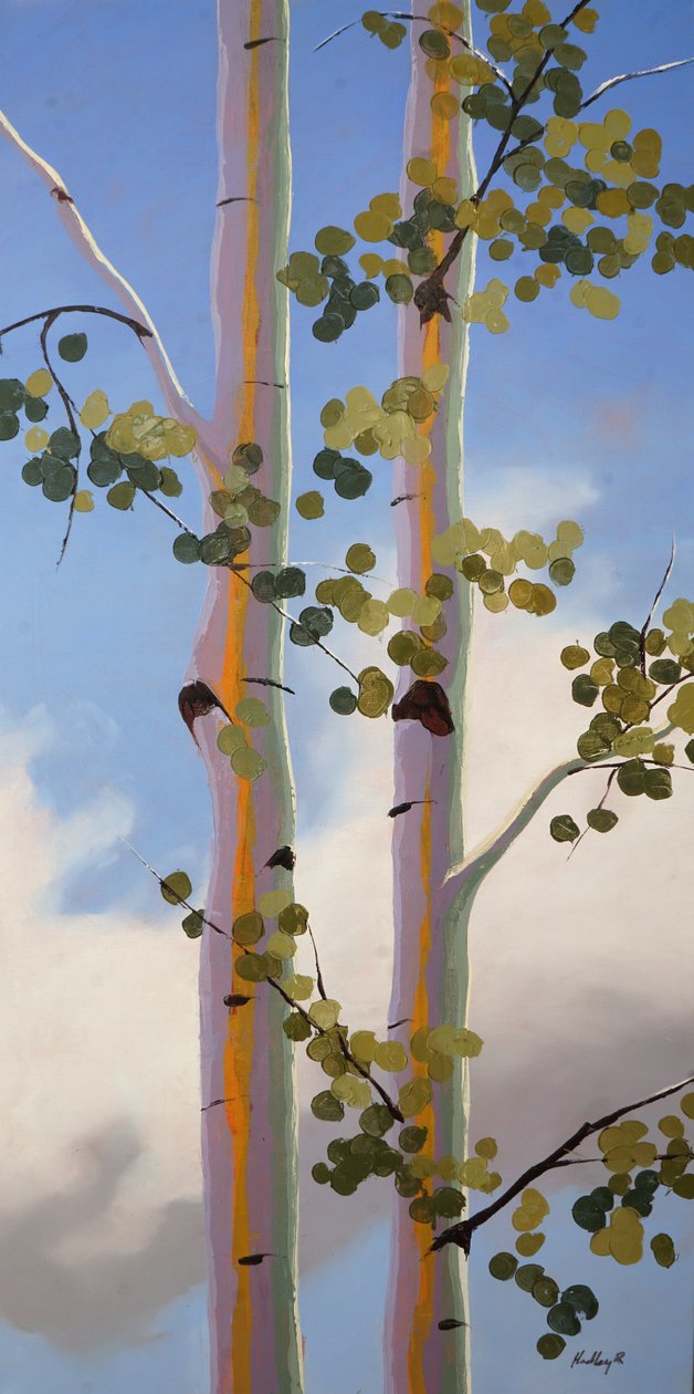 Aloft, ca. 2024 (olieverf op doek) door Hadley Rampton