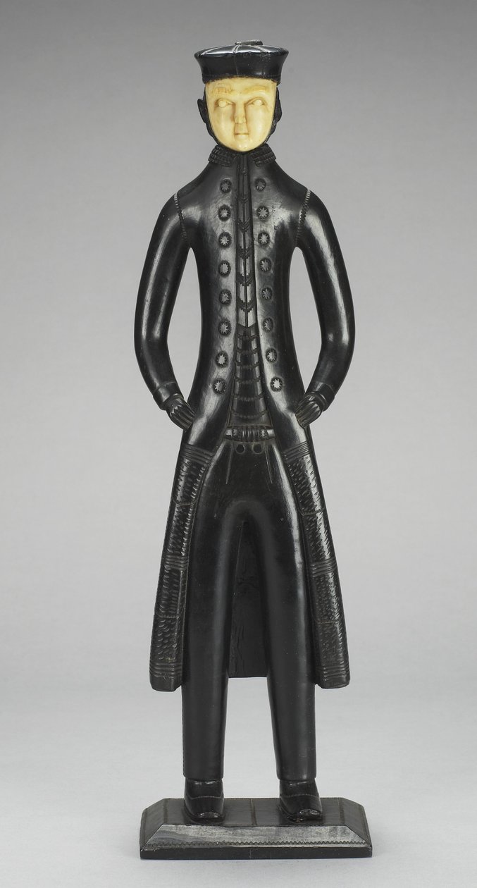 Zee Kapitein Beeld, Queen Charlotte Eilanden, Brits Columbia, c.1840 door Haida