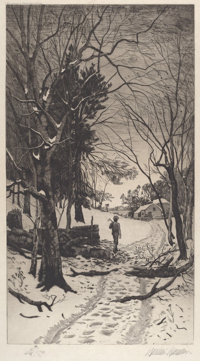 Zonder titel (Winterlandschap) door Hamilton Hamilton