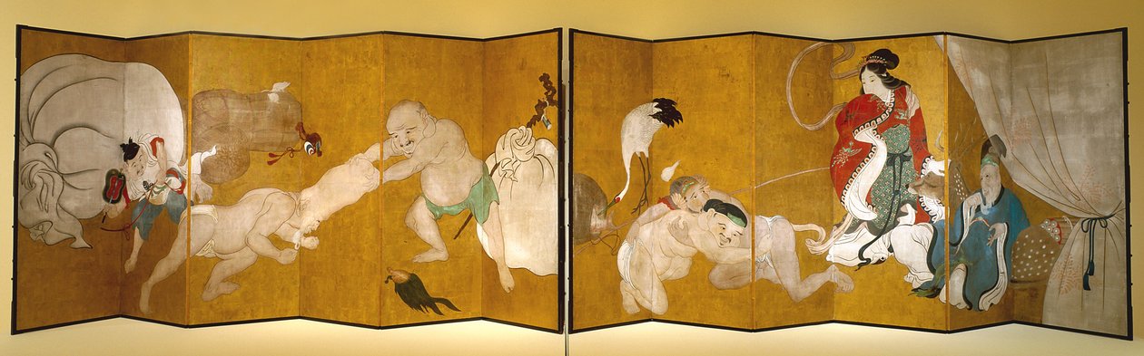 Zeven Goden Van Geluk door Hanabusa Itcho