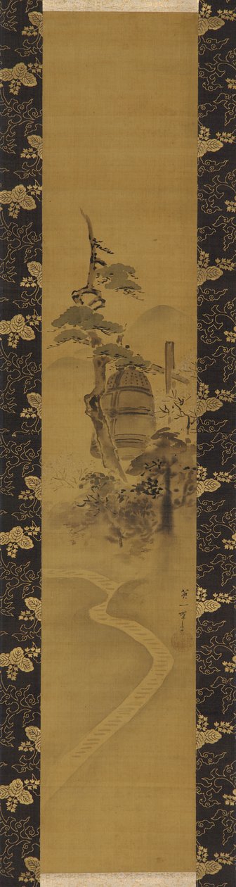 Tempelbel, Edo-periode, midden 17e-begin 18e eeuw door Hanabusa Itcho