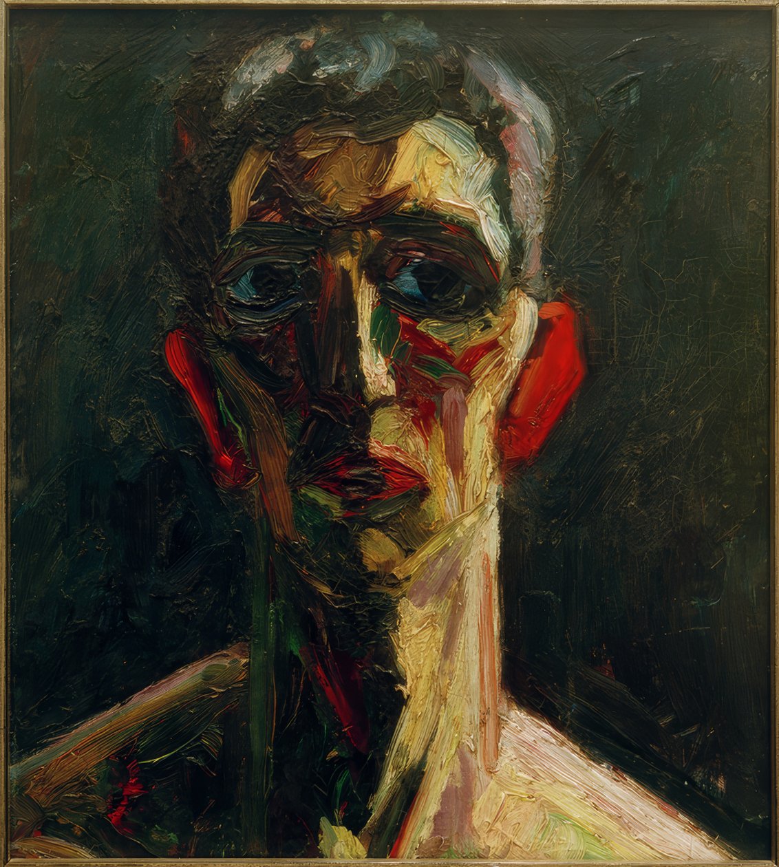 Zelfportret Hanns Ludwig Katz door Hanns Ludwig Katz