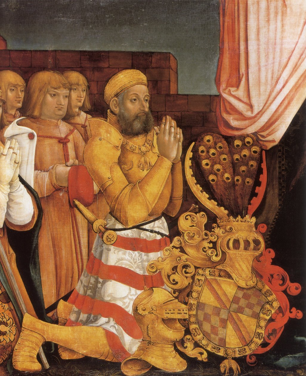 Markgraaf Christoph I. van Baden door Hans Baldung Grien