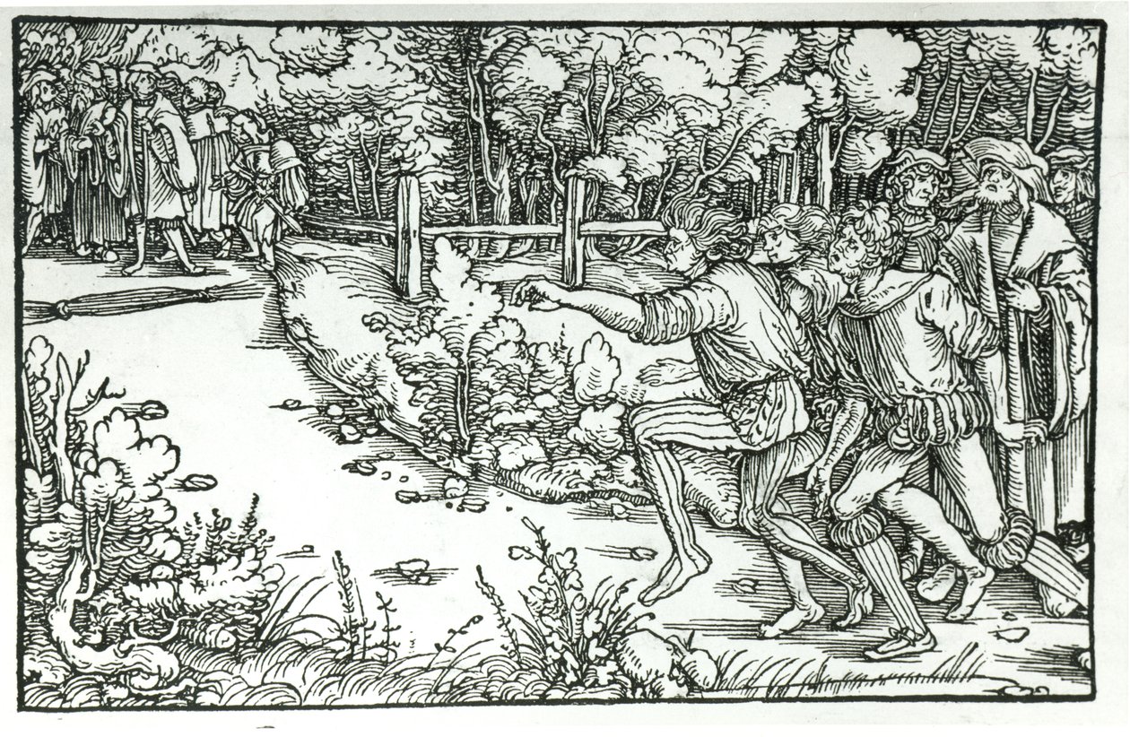 De race door Hans Burgkmair